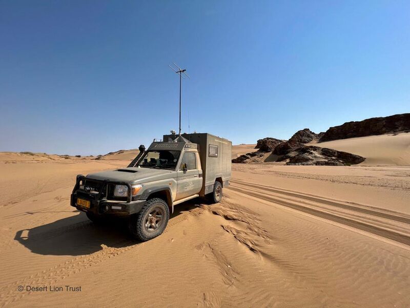 The light weight of the vehicle, combined with deflated tires, allows easy access to thick sand and the dunes