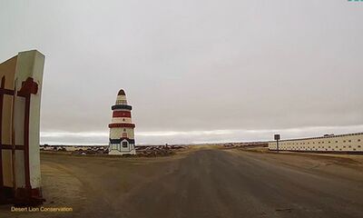 The weigh-station at the Salt Company in Swakopmund