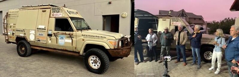 Retiring of the iconic Desert Lion Research Vehicle (Arnold)