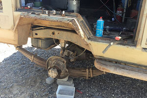DLC vehicle rear differential repair