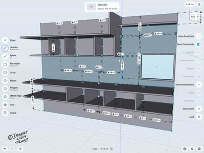 Images of the modification designs of the new research vehicle