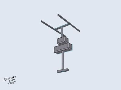 Images of the modification designs of the new research vehicle