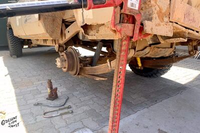 Repairs and maintenance to the research vehicle