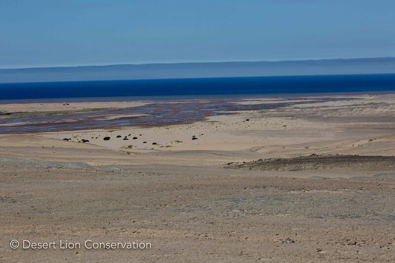 The mouth of the Hoaruseb river